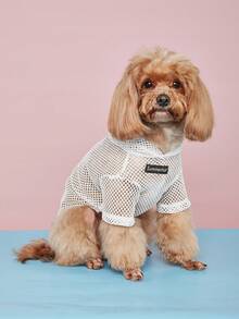 Lightweight Breathable Mesh Pet Sweatshirt, Suitable For Small Dogs And Cats In Summer - White - View 4