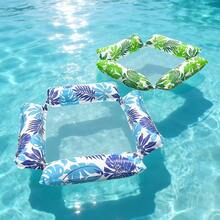 1件充气泳池床，泳池漂浮椅，泳池派对座椅漂浮床，适合成人夏季日光浴、沙滩、泳池派对 - 彩色 - 查看 4