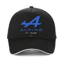 World Cup,Baseball Cap,Alpine F1 Baseball Cap Unisex Summer Sport Solid Color Summer Mens Fishing Hat Casquette Outdoor Casual Bonnet Snapback Hat - 黑色 - 查看 7
