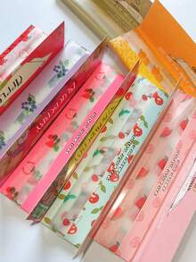 2pcs Fruit Scented Pre-Rolled Papers, Fragrant Rolling Papers, Portable Rolling Papers, 110mm Pre-Rolled Papers, Smoking Accessories, Great Gift For Family And Friends (Random Scent/Random Color) - Multicolor - View 8
