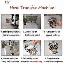 3pcs, Iron-On Transfer Stickers High-Quality Heat Transfer Decals Peelable Patches Special Gift Suitable For Backpacks, Pillows, Pants, Vinyl Material High Quality Sunproof Limited Edition Image - Handmade DIY Design Elements - L - View 9