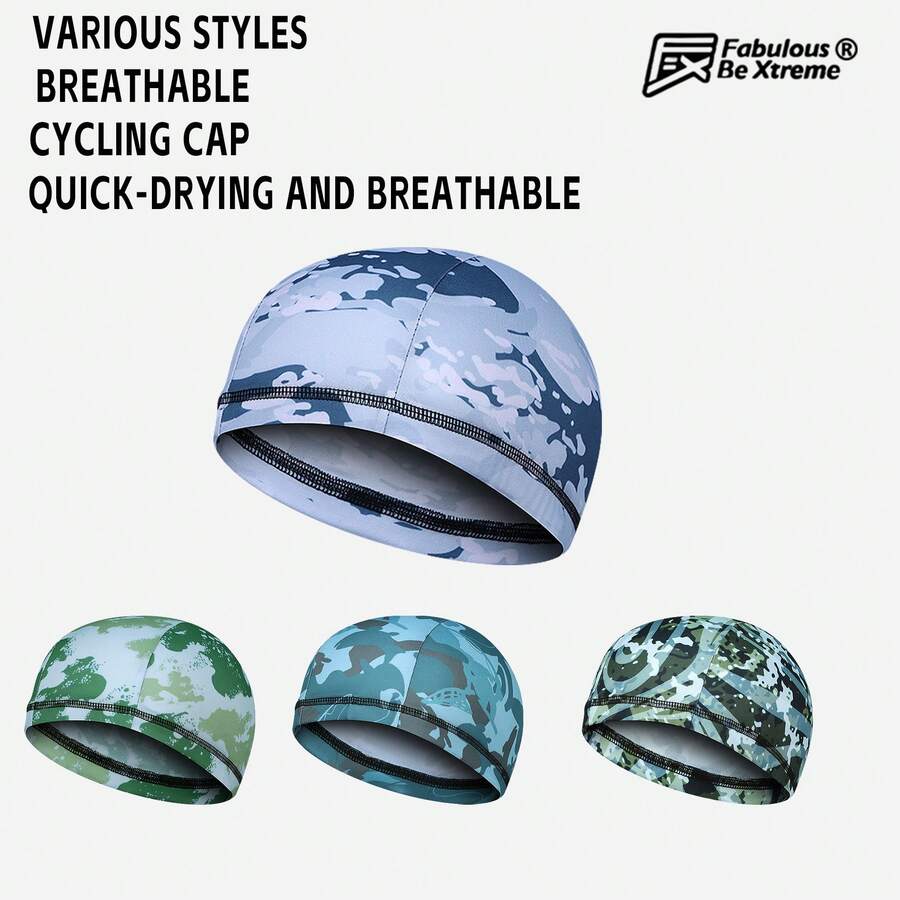 Fabulous Be Xtreme MZ-C14(01-10) 迷彩透气速干骑行帽 - 彩色 - 查看 1