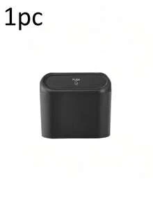 Car Door Hanging Trash Can With Lid, Comes With 1 Roll Of Trash Bags, Universal Leak-Proof Mini Car Trash Can, Can Be Hung On Countertop, Suitable For Car, Kitchen, Bedroom, Bathroom, Office, Dorm And Travel, Multi-Functional Storage Solution For Home And Car, Auto Accessories, Car Trash Can, Home Storage, Home Decor - Multicolor - View 13