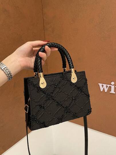 轻便商务休闲双提手方包，适合青少年女孩、女性、大学生、职场新人及白领人士，完美适用于办公室、大学、工作、商务、通勤、户外活动、旅行、郊游等场合。