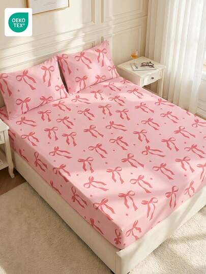 1 قطعة ملاءة مطابقة، واقي للمرتبة، نسيج ناعم ومريح، يناسب مرتبة بسمك 9 بوصات، بنمط فراشة جميل، خالي من التجاعيد، قابل للتنفس، مناسب لجميع أحجام الأسرة، ضروري للمنزل والسكن الجامعي، ديكور غرفة النوم، مفروشات ناعمة، هدية للنساء، مقاس كوين/كينج، بدون وسادة/غطاء وسادة، قابل للغسل في الغسالة