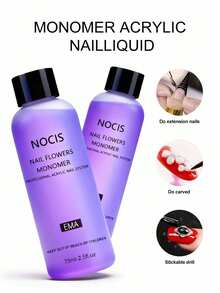 NOCIS 美甲花朵单体 - 专业亚克力美甲系统套装 - 75毫升/2.5液盎司 - EMA - 节日圣诞礼物（女孩适用） - 无香型 - 彩色 - 查看 6