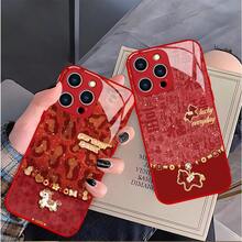 20261617proiphone151413 - 中国製レッドガラスケース - HZ2139 iPhone 13 - チェックする 4