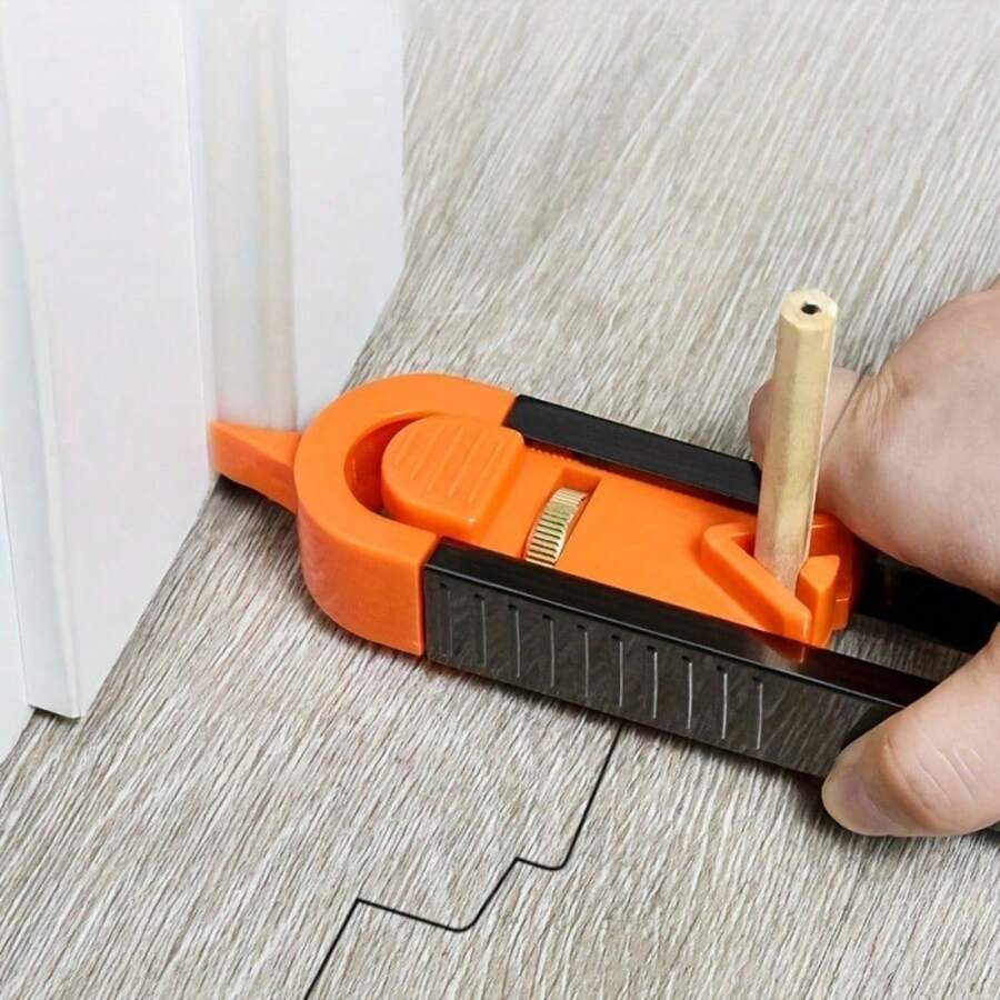 Accurate Adjustable Profile Scribing Ruler - Woodworking Measurement Tool Set With Lock & Irregularity Radian - 1set - View 1