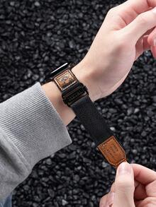 1条透气尼龙表带，带表扣，适用于 42mm、44mm、45mm、46mm、49mm，耐用运动智能手表替换表带，兼容Ultra2、Ultra SE2、SE 11、10、9、8、7、6、5、4、3、2、1系列 - 常規款 - 查看 12
