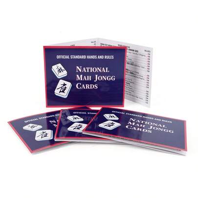 4pcs/ Pack Mahjong Cards 2025, 4pcs Official Revision- Large Print, Erasable Designed, Easy-To-Read - American Mah Jongg Rule Card Set, Best Mahjong Retirement Gift For Women, Perfect For Mahjong Game And Party