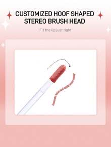 4U2 冰感保湿唇釉，防水持久滋润液体唇膏，镜面般光泽，浓郁亮泽，不晕染，多种颜色可选，韩式妆容，夏季必备平价好物 - 01 EVERYDAY NUDE - 查看 8