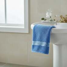 Premium 100% Cotton Full Bath Towel Set – Maximum Softness And Absorbency BEAUTTY HOME - BLUE - View 2