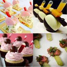 50/100/150/200pcs 4ml Paper Cup Cake Sauce Dropper Pastry Dispenser Mini Squeeze Transfer Pipette, Easter Party Wedding Gift - Clear - View 5