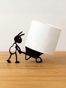 3D Cute Ant Shaped Tissue Box Holder, Decorative Plastic Freestanding Tissue Paper Dispenser, Interesting Ant Decor, Multifunctional Tissue Paper Storage Craft, Suitable For Bathroom, Bedside, Office, Kitchen And Living Room, Great Gift For Family And Friends, Adds Fun To Home Decor, Applicable To Desktops, Vanities Or Any Countertop - Multicolor - View 2