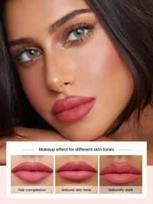 Pudaier Waterproof Non-Stick Velvet Pearl Lipstick, Moisturizing And Smooth Texture Suitable For All Skin Tones, Valentine's Day Gift - 12 - View 4