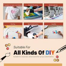 paquete de 5 camisetas de poliéster unisex para sublimación y regalos DIY - Paquete de 5 negros - Ver 3
