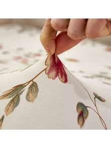 1pc Geometric Line Print Milk Silk Universal Stretch Sofa Cover & 1pc Unfilled Throw Pillow Cushion Cover - Multicolor - View 7