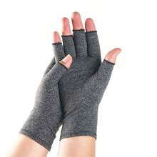 Unisex Rheumatoid Arthritis Compression Gloves, Half Finger Pressure Gloves, New Outdoor Cycling Gloves - A - View 21