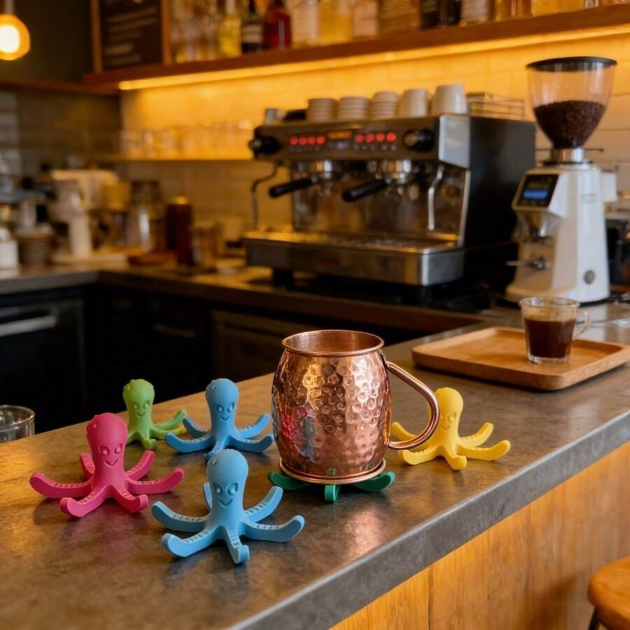 2 Pieces Of Independent Water Bottle Drying Racks, Equipped With A Rapid Ventilation System To Enhance Drying Efficiency. The 3D Design Saves Counter Space And Is Widely Compatible With Various Water Bottles, Mugs, And Wine Glasses. It Is Highly Suitable For Use In Kitchens, Offices, And On Trips. - Multicolor - View 1