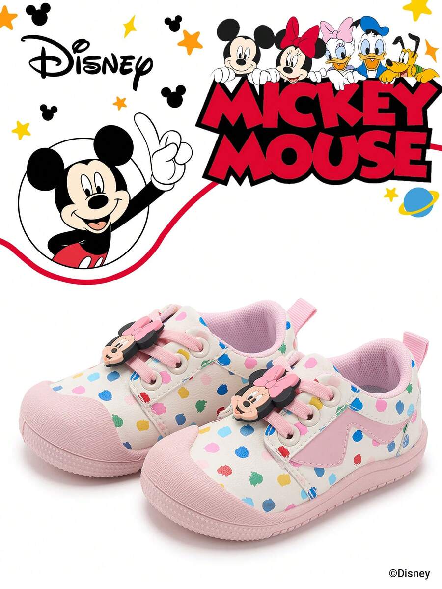 Disney 1双正品联名款儿童运动鞋,适合日常穿着、假日活动和户外活动。舒适防滑,经久耐穿,鞋底透气(男童运动鞋、女童运动鞋、婴儿鞋)。 - 粉色 - 查看 1