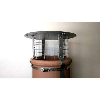 Four Strap Stainless Steel Chimney Cowl Standard Size *FREE POSTAGE*