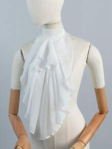 1件女士雪纺可拆卸领饰 - A - 查看 6