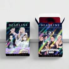 Bộ 124 thẻ ảnh KPOP BLACK P1NK Mini Album thứ 3 DEADLINE, JENN1E, R0SÉ, L1SA, JIS00, thẻ nhỏ LOMO in màu độ phân giải cao hai mặt, thẻ quà tặng hoàn hảo cho người hâm mộ, sách sưu tập thẻ trang trí, thẻ cần thiết cho buổi gặp gỡ người hâm mộ. 124 thẻ (60 thẻ chính thức + 64 sticker nhỏ) - màu đen - Xem 5