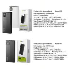 22.5W Fast Charging Portable Power Bank With Real-Time Battery Level Display, DP 20W Fast Charging, Ultra-Slim Design, Supports Type-C Bidirectional Charging, Portable External Battery Pack Compatible With IPhone 16/15/14/13/12/11 And Android Series. - trắng - Xem 10