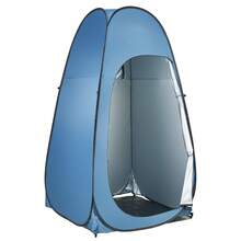 Pop Up Shower Tent, Instant Portable Privacy Tent Changing Room With Hanging Bag, Ground Stakes, Ropes, Carry Bag, 190T Polyester With Silver Coating, Quick Setup, For Camping, Beach, Fishing - Pop-up Shower Bag L48*W48*H84inch - View 8