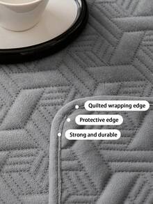 1件装水晶绒防水超声波沙发垫，四季皆宜，简约现代风格，宠物友好，防污防滑沙发套，防猫抓沙发保护套，适用于L型组合沙发和1/2/3/4座沙发（单独出售） - 深灰色 - 查看 10