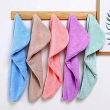 2pcs Women Hair Drying Cap & Towel Set, Soft & Comfortable, Quick Absorbent, Suitable For All Seasons Sleep Bonnet - A - View 5