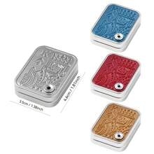 1pc Finger Sliding Pressure Relief Toy - Playing Card Spring Coin Keychain, Cat Claw Pressing Playing Card Spring Sliding Toy, Suitable For Anxiety, ADHD And Autism, Portable Adult & Teen Daily Stress Relief Small Tool (Red/Silver/Gold/Blue Available), Cool Toy For Adults & Teens, Sensory Toy, Birthday/Back To School/Easter Gift - Multicolor - View 3