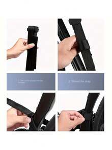 Bộ 1/2 dây đeo vai xe đạp bằng nylon nhẹ, dễ mang theo và bền bỉ, phù hợp cho xe đạp đường trường và xe đạp leo núi, dây đeo xe đạp leo núi đa năng, được thiết kế để dễ dàng nâng và leo dốc. - Một cỡ - Xem 7