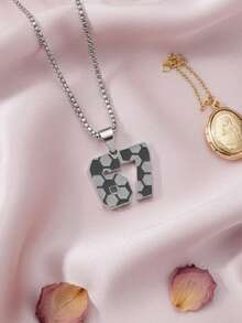 1pc 67 Necklace Basketball Soccer Baseball Team Number Pendant Inspirational Sport Necklaces Chunky Chain Football Jewelry Gift - Multicolor - View 5