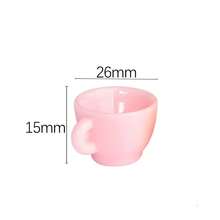 Đồ chơi đóng vai giả vờ làm đĩa và cốc hình đám mây mini, phụ kiện tự làm từ nhựa resin, đạo cụ thức ăn thu nhỏ. - Đĩa hình đám mây nhỏ, tách trà - Xem 9