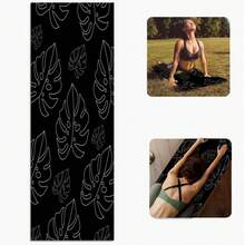 1 片 71*22 英寸瑜伽垫，多种花卉图案可选 - 防滑耐磨，加宽加厚健身垫，家用/专业初学者瑜伽训练垫 - 彩色 - 查看 10