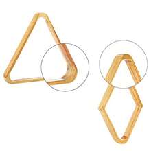 2 Pack Wooden Billiard Ball Racks Solid Wood Triangle Ball Rack 9-Ball Diamond Rack Set Table Pool Balls Racks For Standard 2-1/4" Balls Snooker Pool Table Accessorygift - Wood - View 3