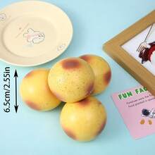 1个流体土豆挤压玩具，慢回弹减压玩具，逼真模拟食物土豆挤压流体球 - 彩色 - 查看 8