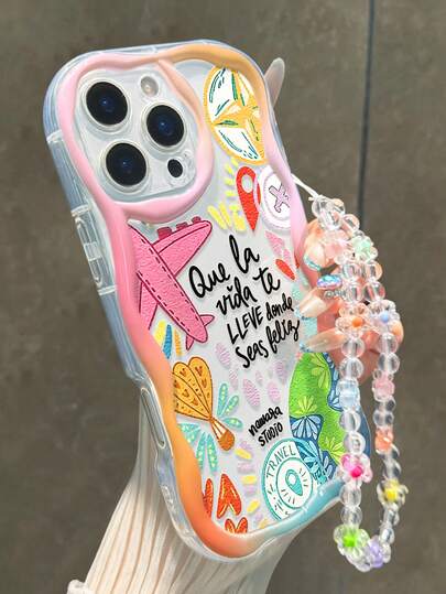 Funda protectora de teléfono suave y resistente a golpes con estampado de tortuga de avión y borde ondulado, compatible con iPhone 17/17 Pro/17 Pro Max, 16 XR/7/8, 15 Pro Max, 12 Pro Max, 13 Pro Max, 14 Pro Max, 13, 14, 11, 12P, 14P, 11P, A13 4G, A22, A21S, A51 4G, A52, S22 Ultra, A33 5G, A34, A35, 10, Note 11 4G, 11 Lite, A53, A14, A23, S23 Ultra, S24, A14, A15, S23, A73, A55, A54