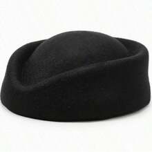 1 chiếc mũ beret mini bằng nỉ dành cho nữ: Mũ beret kiểu dáng cổ điển thanh lịch, phù hợp cho đám cưới, lễ cưới, tiệc trà nhà thờ, tiệc cocktail, trang phục thường ngày, mũ đội đầu mùa đông, mùa hè, đi biển. - Nhiều màu - Xem 2