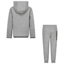 Nike Tech Fleece Full-Zip Set Kid Grey-86M880-042 | Everyday Versatile, Comfortable Fit - Grey - View 2