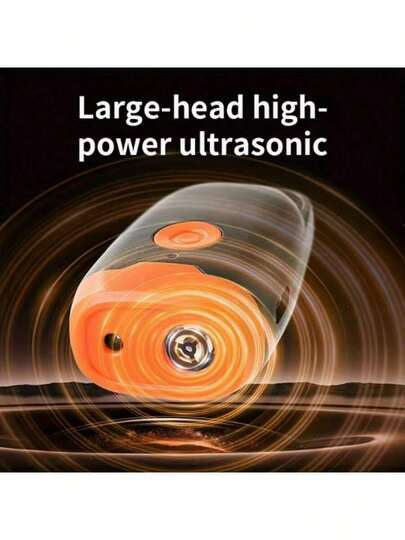 1pc Professional Ultrasonic Dog Repeller, Outdoor Safety Device, Powerful Deterrent For Aggressive Canines, One-Button Activation, Suitable For Small & Large Dogs, Effective Dog Barking Control