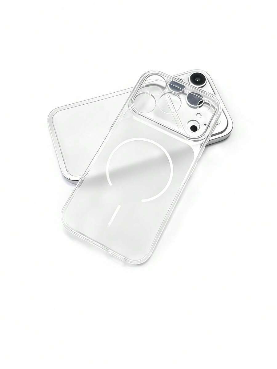 磁吸式超薄磨砂透明手机壳，兼容苹果 17、17 Pro、17 Pro Max、16 Pro Max、16 Pro、16、11、12、13、14、15、12 Pro Max、13 Pro Max、14 Pro Max、15 Pro Max - 磨砂透明 - 查看 1