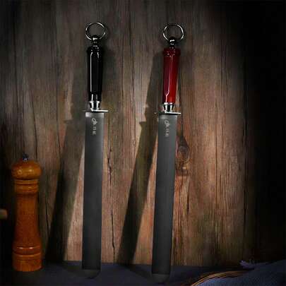 8000目超细磨刀棒，专业屠宰刀磨刀器扁平棒，适用于肉摊和餐厅