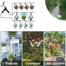 Garden Watering And Spraying System With Automatic Irrigation Tools, Including Adjustable Nozzle Drip Irrigation Device, Drip Irrigation Kit, Perfect For Gardens, Greenhouses, And Lawns - Irrigation Kit - View 7