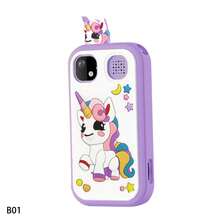 3-10岁女孩智能手机玩具，圣诞节和生日礼物，幼儿学习玩具，带双摄像头，包含教育游戏、音乐播放器等。 - 彩色 - 查看 13