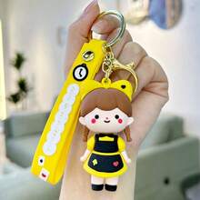 Cartoon Resin Keychain, Cute Backpack Pendant, Claw Machine Plush Doll, Small Gift, Suitable For Both Men And Women - Multicolor - View 3