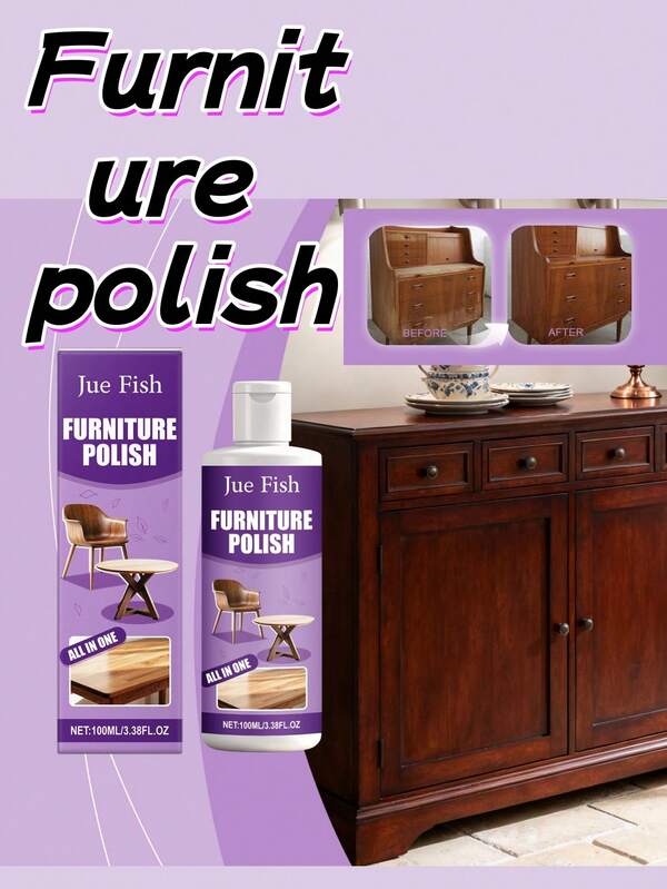 Pulimento de muebles - Cera en spray para mantenimiento, desengrasado, abrillantado, impermeabilización para sofá, asiento, muebles de madera