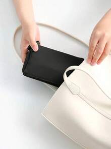 Nécessaire portátil impermeável com estampa de batom rosa (1 unidade), ideal para viagens, armazenamento de cosméticos em casa, estojo de viagem para cosméticos, presente, organizador, acessório com zíper, nécessaire para unhas, nécessaire de higiene pessoal, nécessaire para maquiagem, organizador de maquiagem, presente durável para o Dia das Mães, itens essenciais para as festas de fim de ano, presentes para mães. - Multicolorido - Ver 7