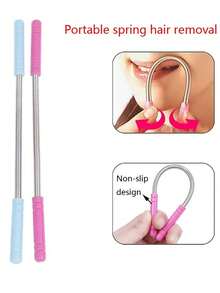 1pc Painless Facial Hair Remover - Waterproof, Odorless, Easy To Use Mustache & Beard Removal Stick - Multicolor - View 2